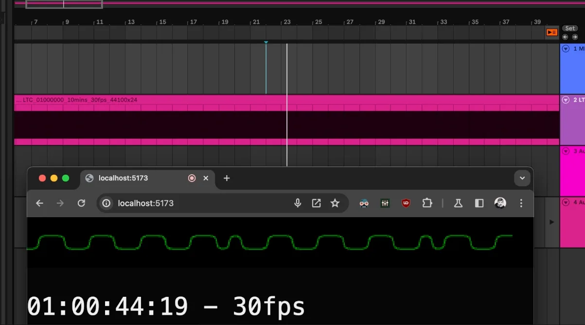 Decoding time from an audio signal